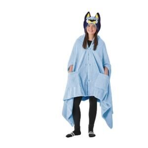 Bluey Adult Licensed 43" x 81" Hooded Blanket